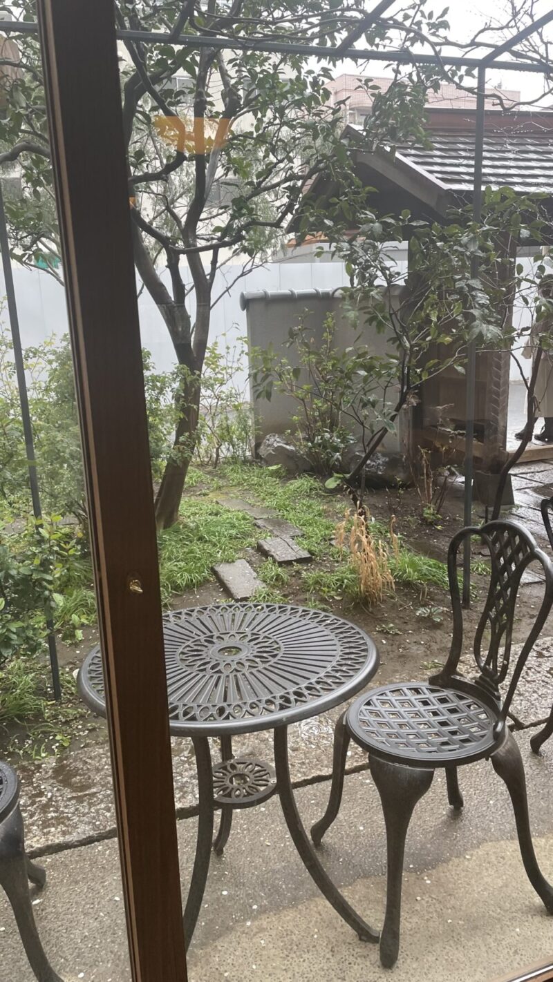 池袋　古民家カフェ「Chanoma（チャノマ）」の庭